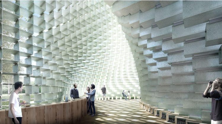 Serpentine Pavilion 2016 designed by Bjarke Ingels Group (BIG) Design render© Bjarke Ingels Group (BIG)