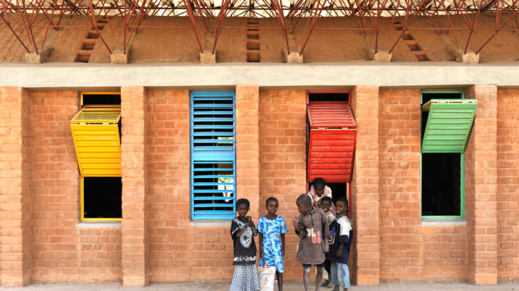 Kéré Architecture Gando Primary School Extension; Gando, Burkina Faso, 2008 © Erik Jan Ouwerkerk